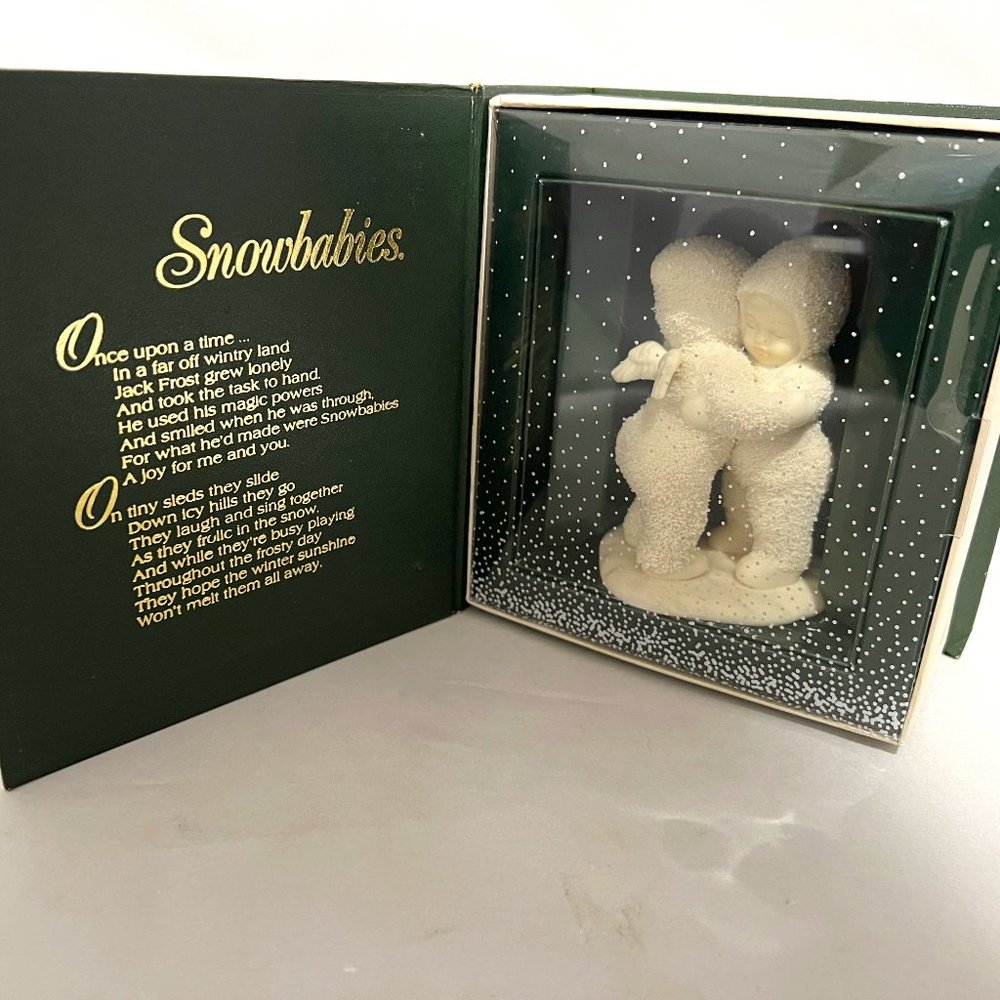 Department 56 Snowbabies “I Need A Hug” Original Box Retired Babies 68136
